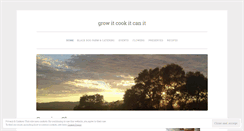 Desktop Screenshot of growitcookitcanit.com