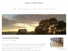 Tablet Screenshot of growitcookitcanit.com